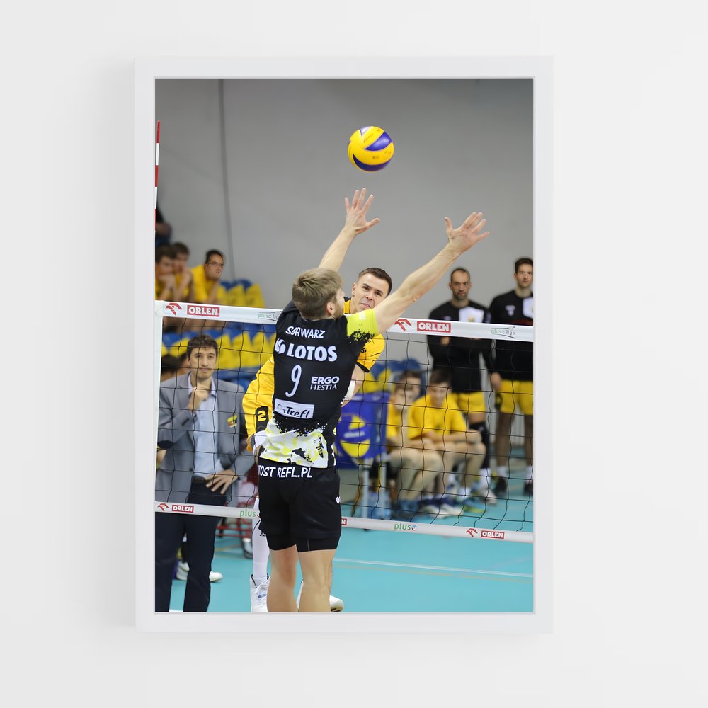 Poster Ace de la Plage – affiche Volleyball (vue 3)